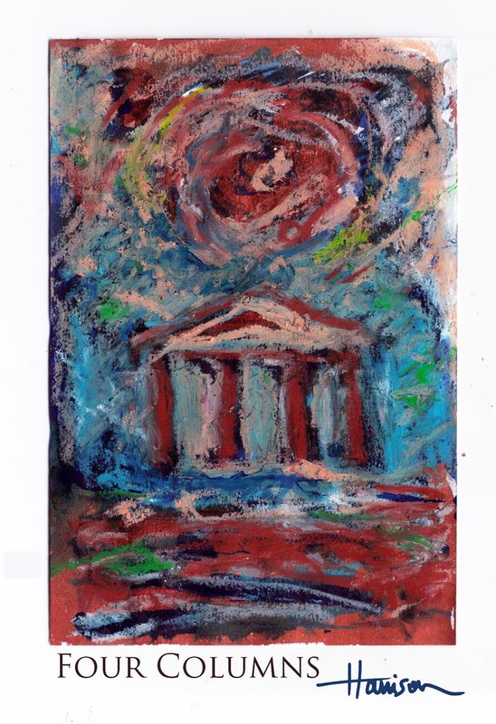 artwork by Harrison Goldberg - Four Columns