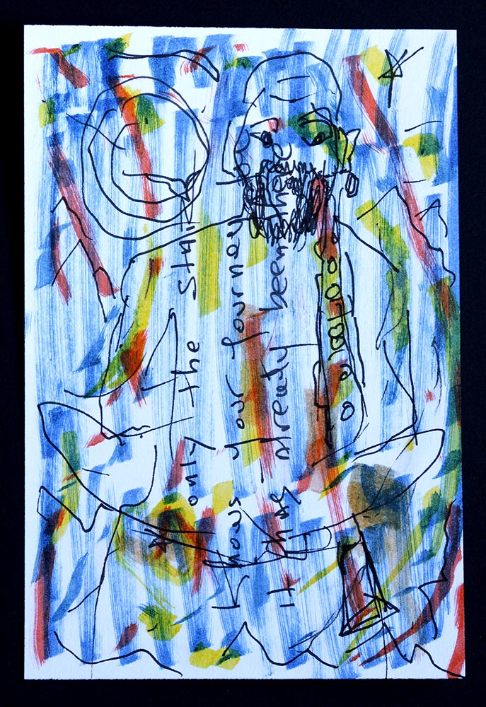 artwork by Harrison Goldberg - Only The Stars Know Your Journey